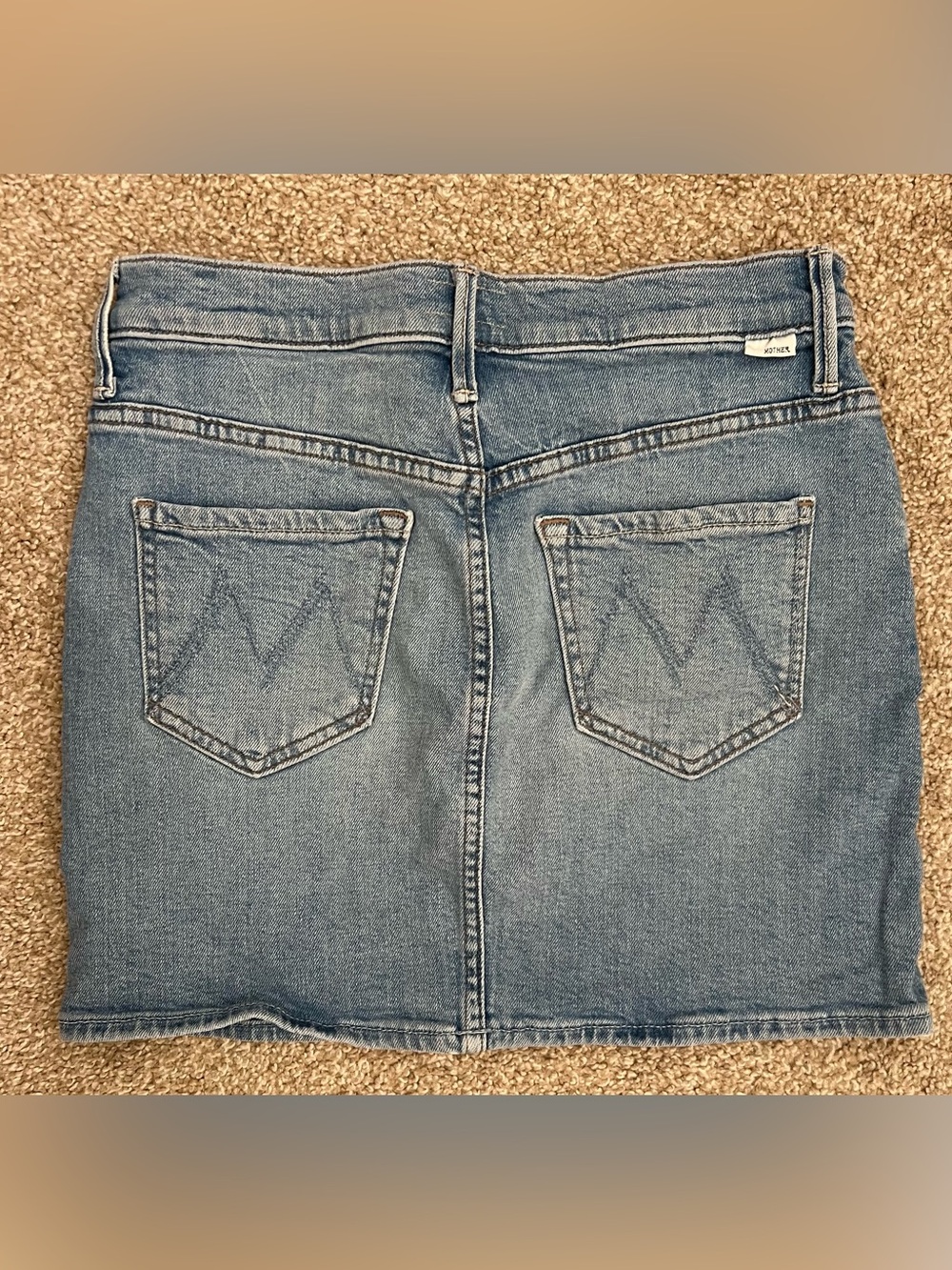 MOTHER The Vegabond Denim Skirt Woman’s Size 25